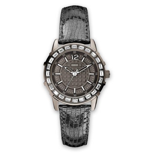 Guess Girly ladies ladies wrist watch in leather strap