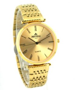 Imperial Golden Dial Men's Wrist Watch