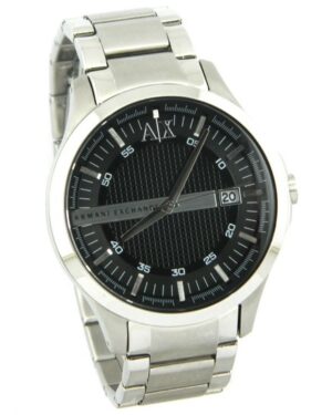 Armani Exchange Textured Black Dial Men's Wrist Watch