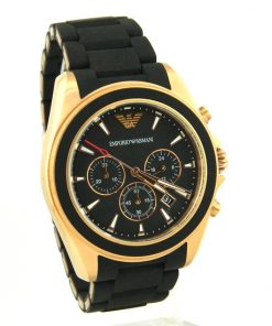 Emporio Armani Men's Wrist Watch in Black Bracelet