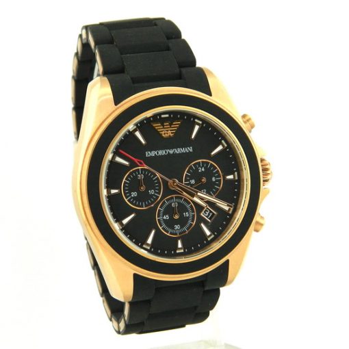 Emporio Armani Men's Wrist Watch in Black Bracelet