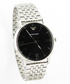 Emporio Armani Wrist Watch For Men in Black Color Dial