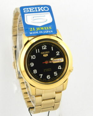 Black Dial Seiko Watch