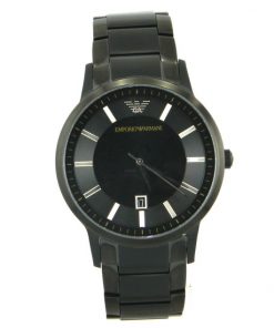 Emporio Armani Black Dial Men's Wrist Watch With Date