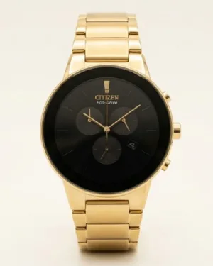 Citizen Eco Drive Wrist Watch For Men In Black Dial