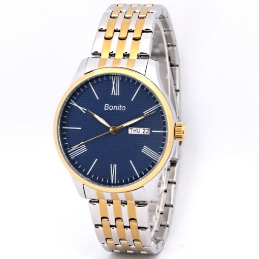 Bonito Blue Dial Wrist Watch