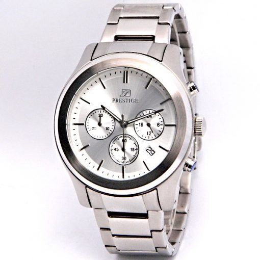 Prestige All Silver Wrist Watch