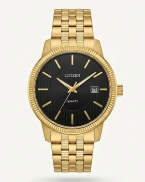 Citizen Black Dial Quartz Watch For Men
