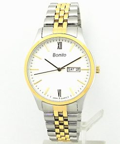 Bonito Two Tone Beautiful Watch For Men