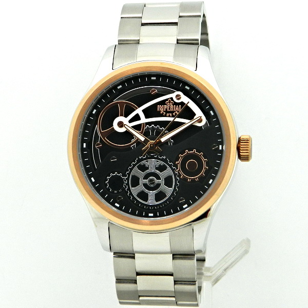 Imperial Club Men's Great Fat Rose Gold Black Dial Chrono Look Analog Watch  (wtm-016) : Amazon.in: Fashion