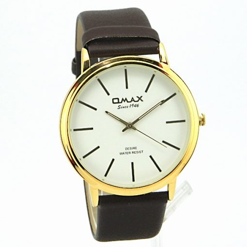 White Dial Omax Wrist Watch