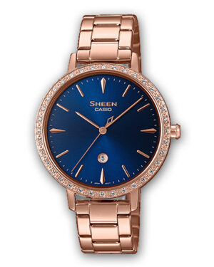 Sheen Blue Dial Watch