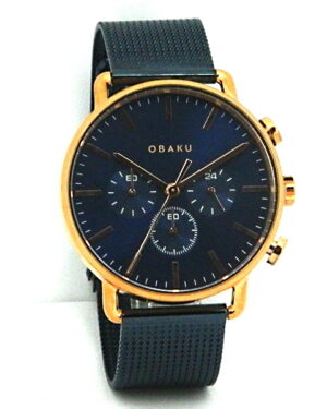 Blue Dial Obaku Men's Watch