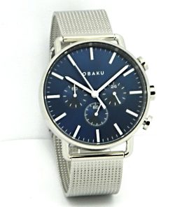 Blue Dial Obaku Wrist Watch