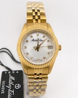 Mathey Tissot Mother Of Pearl Dial Wrist Watch