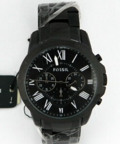 Black Chronograph Fossil Watch