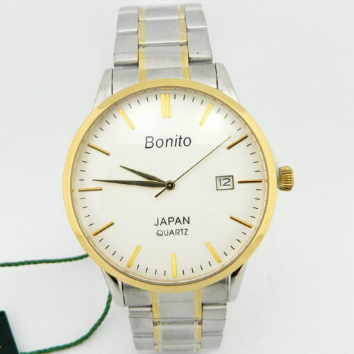 Bonito White Dial Wrist Watch