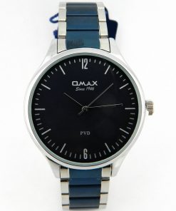 Blue/Silver Bracelet Omax Wrist Watch