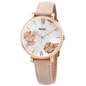 Fossil Women's Beige Leather Strap