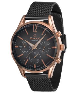 Omax Mesh Black Watches Collection