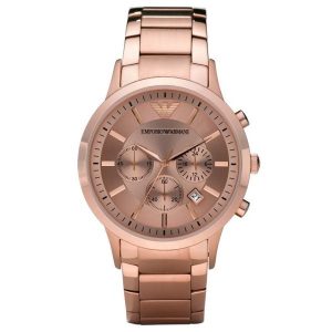 The Emporio Armani Men’s Rose Gold Watch
