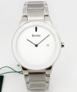 Bonito White Dial Men's Watch