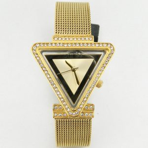 GUESS Ladies Gold Tone Analog Watch