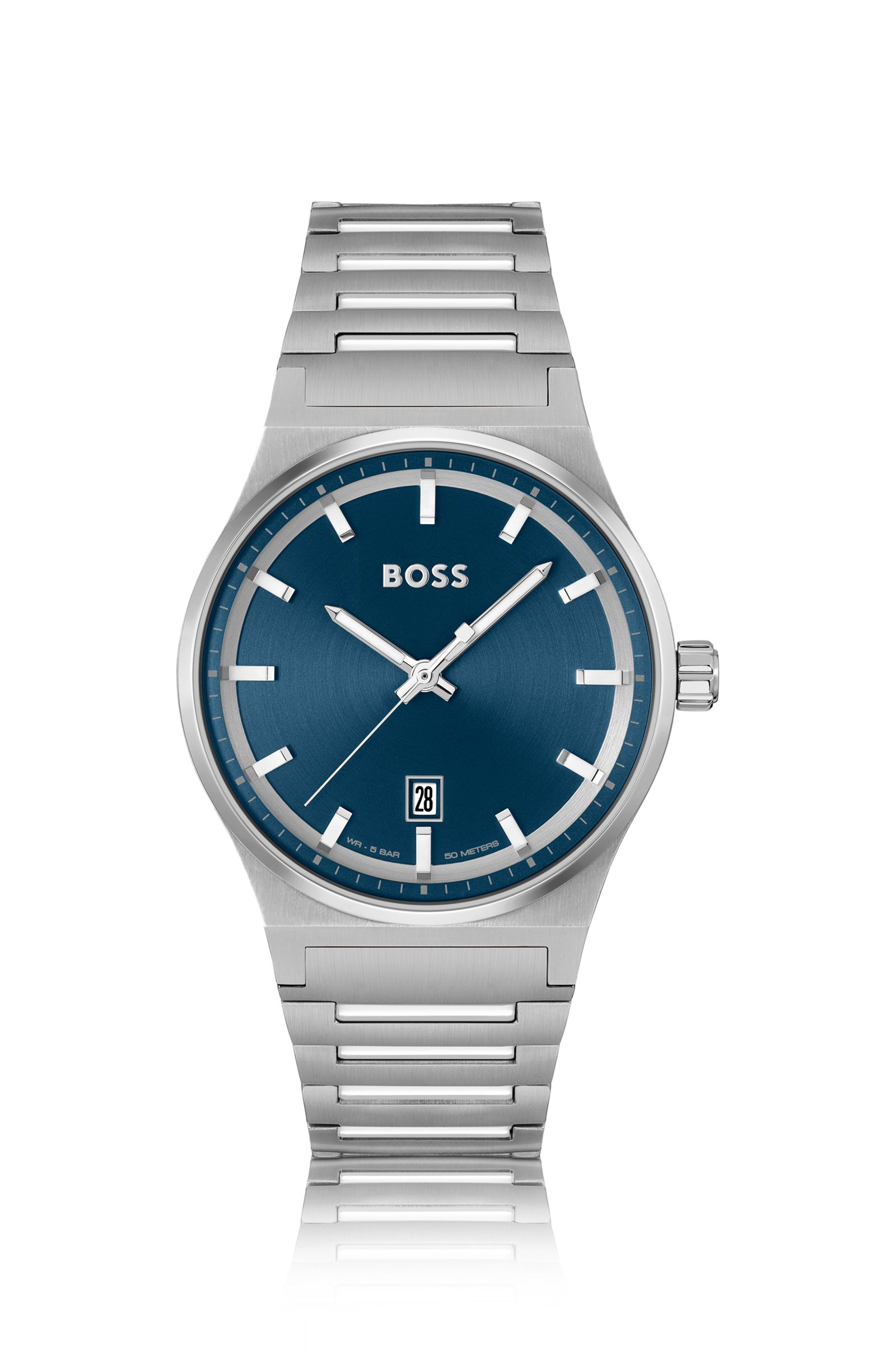 The Hugo Boss Blue Dial Watch