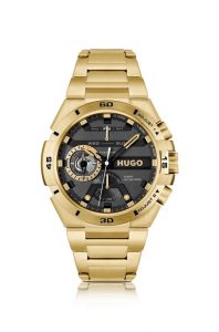 Boss Yellow-Gold-Tone Steel Watch
