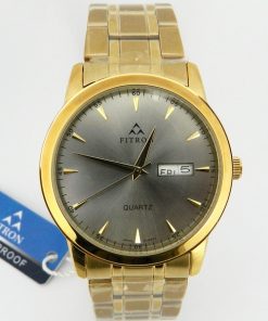 Fitron Golden Wrist Watch