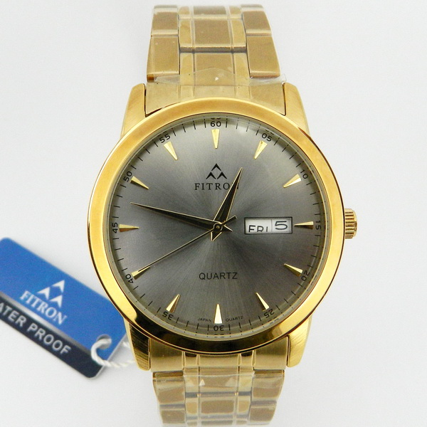 Golden wrist watch for clearance men