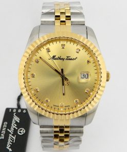 Mathey Tissot Golden Dial Watch