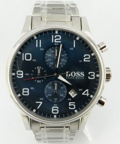 Blue Dial Hugo Boss Wrist Watch