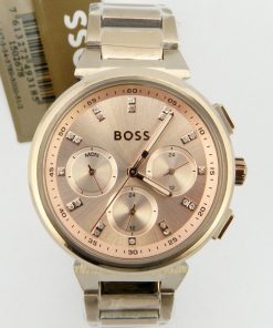 Rose Gold Boss Ladies Watch