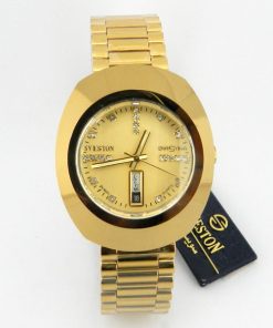 Golden Sveston Men's Wrist Watch