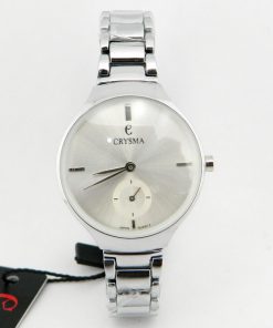 Silver Dial Crysma Ladies Watch