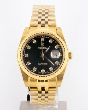 Golden Crysma Men's Wrist Watch