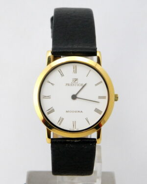 Prestige Leather Strap Men's Watch