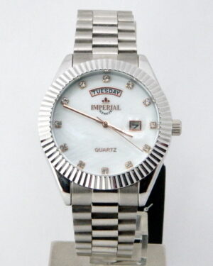 Imperial All Silver Wrist Watch