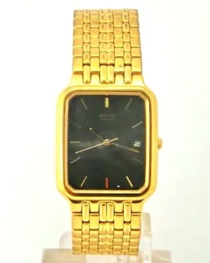Seiko Black Dial Men's Watch