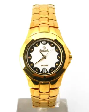 All Golden Swistar Wrist Watch