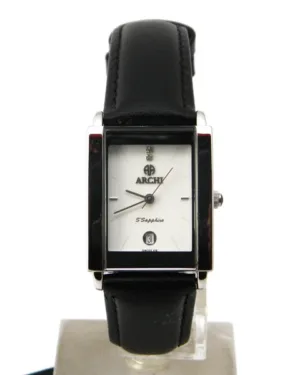 Archi Leather Strap Wrist Watch