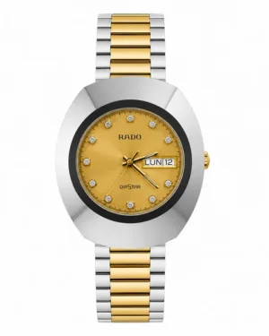 Diastar Rado Two Tone Watch
