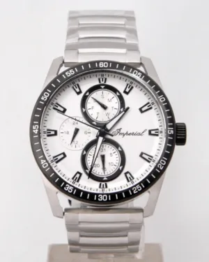 Silver Dial Imperial Wrist Watch