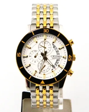 Two Tone Crysma Wrist Watch