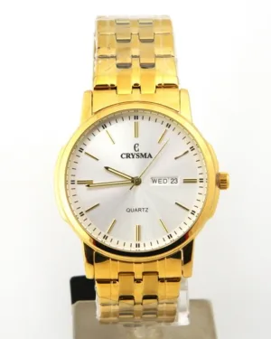 Crysma Silver Dial Men's Watch