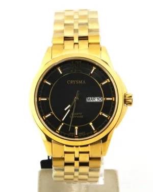 Black Dial Crysma Men's Watch