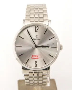 Crysma All Silver Automatic Watch