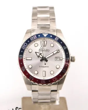 Bonito All Silver Men's Watch