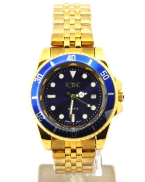 Rotating Bezel KWC Golden Watch